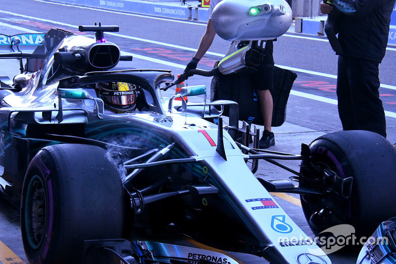 Lewis Hamilton, Mercedes AMG F1 technical detail
