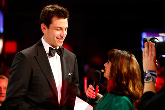 Toto Wolff with Louise Beckett