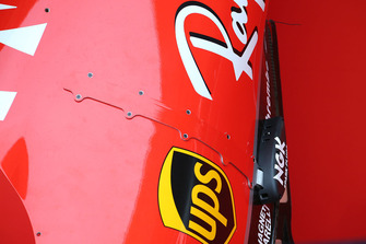 Ferrari SF71H: telecamera sul fondo