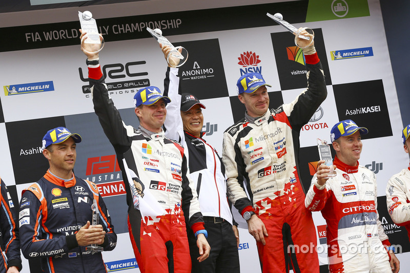 Ярі-Матті Латвала, Міікка Анттіла, Toyota Gazoo Racing, Хейден Паддон, Себастьян Маршалл, Hyundai Motorsport, Мадс Остберг, Торстейн Еріксен, Citroën World Rally Team
