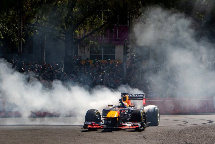 Sergio Pérez. Red Bull ShowRun CDMX