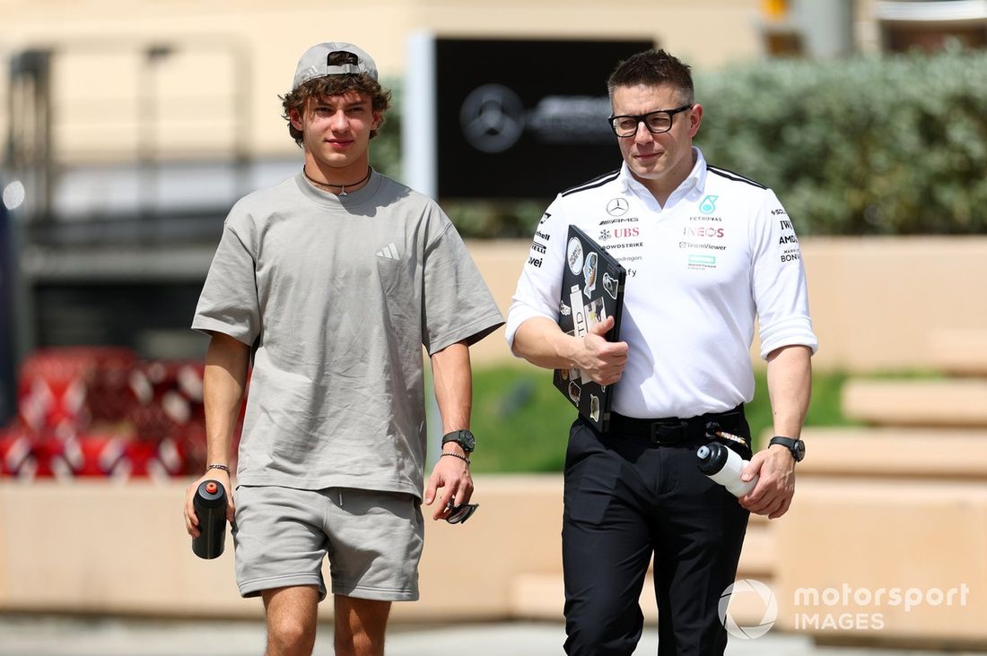 Andrea Kimi Antonelli, Mercedes, Peter Bonnington, Race Engineer Mercedes