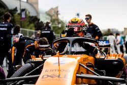 Stoffel Vandoorne, McLaren, op de startopstelling