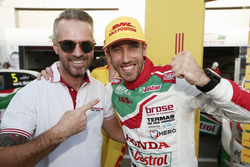 Pole position de Esteban Guerrieri, Honda Racing Team JAS, Honda Civic WTCC with Tiago Monteiro, Hon