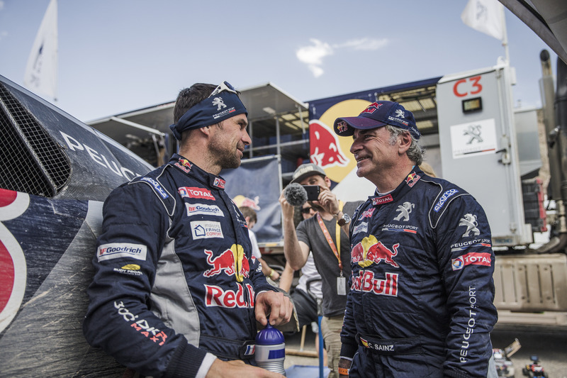 Cyril Despres, Carlos Sainz, Peugeot Sport