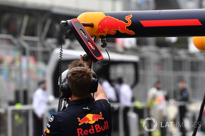 Red Bull Racing mecánicos