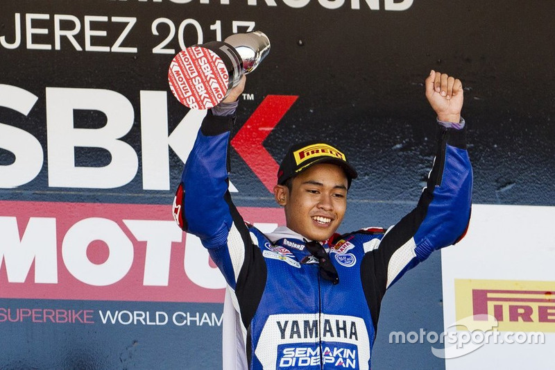 WorldSSP300 Jerez 2017: Galang Hendra, Team MotoX Racing