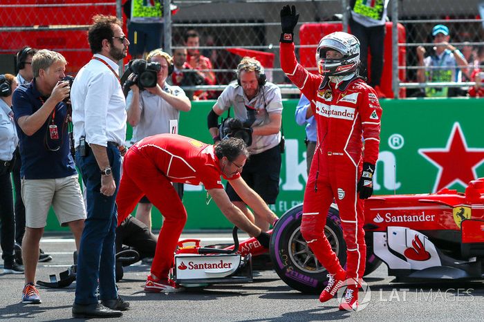 Pole, Sebastian Vettel, Ferrari SF70H