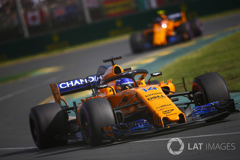 Em 2018, a McLaren trocou o motor Honda pelo Francês Renault e logo na primeira etapa, na Austrália, Alonso conquistou a quinta posição, seu melhor resultado no ano até agora