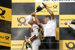 Podium: Sieger Edoardo Mortara Audi Sport Team Abt Sportsline, Audi RS 5 DTM; Hans-Jurgen Abt, Teamc