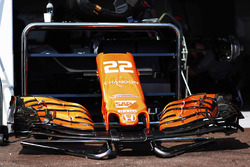 L'aileron avant de Jenson Button, McLaren MCL32