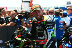 Le vainqueur Tom Sykes, Kawasaki Racing
