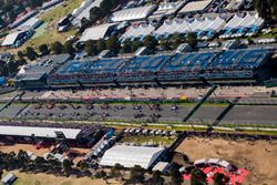 La parrilla desde el aire