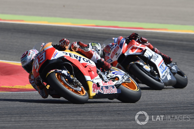Marc Márquez et Jorge Lorenzo