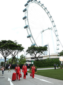 Gino Rosato, Ferrari and Maurizio Arrivabene, Ferrari Team Principal
