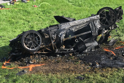 Crashed Rimac Concept One driven by Richard Hammond