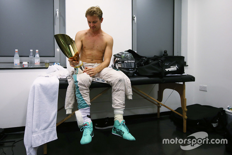 Nico Rosberg, Mercedes AMG F1 celebra su campeonato del mundo