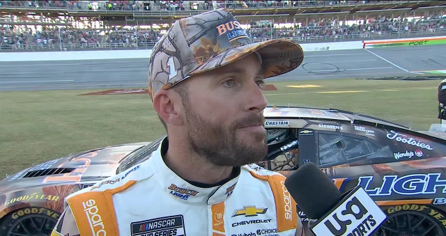 Chastain overcomes early speeding mistake to finish fourth - NASCAR Cup Videos