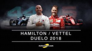 El duelo entre Hamilton y Vettel en 2018