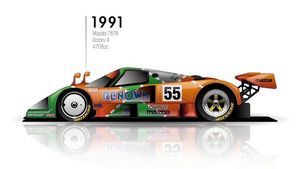 El desfile de los autos ganadores de las 24 Horas de Le Mans