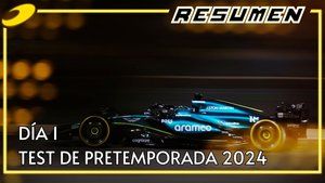 Resumen del día 1 de test de pretemporada 2024 de F1 en Bahrein