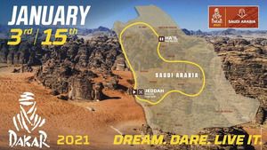 Mapa del Dakar 2021