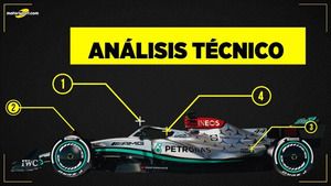 Análisis técnico del Mercedes W13 de F1