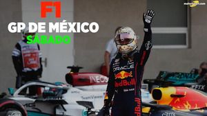 El sábado del GP de Ciudad de México F1 2022