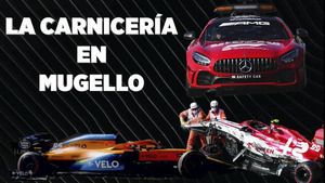 Explicación de la carnicería del reinicio con el auto de seguridad en Mugello