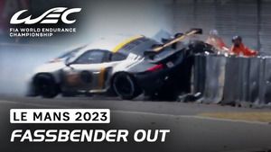 24h Le Mans 2023 - Wypadek Fassbendera