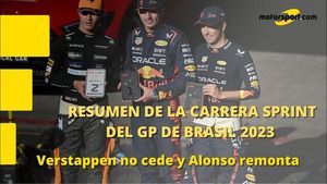Resumen de la carrera sprint del sábado en Austria, con victoria de Verstappen y problemas de Alonso
