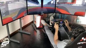 Sergio Pérez en el simulador: vuelta a Portimao