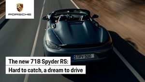 Porsche 718 Spyder RS - Szybkie i zwinne