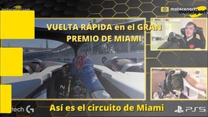 Vuelta rápida al circuito en el Gran Premio de Miami de F1