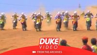 Polvo denso en el GP de Motocross de 1985