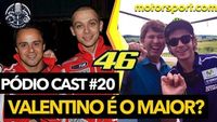 Especial: ROSSI vem a SP e fala ao Pódio Cast! ELE É O MAIOR? Massa recorda teste de Vale na FERRARI