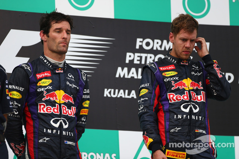 Vettel apologizes to Webber after late on-track battle at Sepang