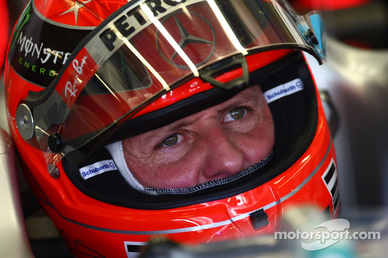 Schumacher still in critical but stable condition was wearing helmet