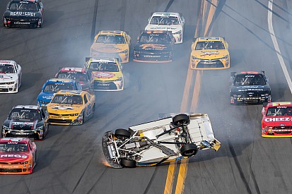 XFINITY Series debut begins with a bang as Smith goes flipping - video