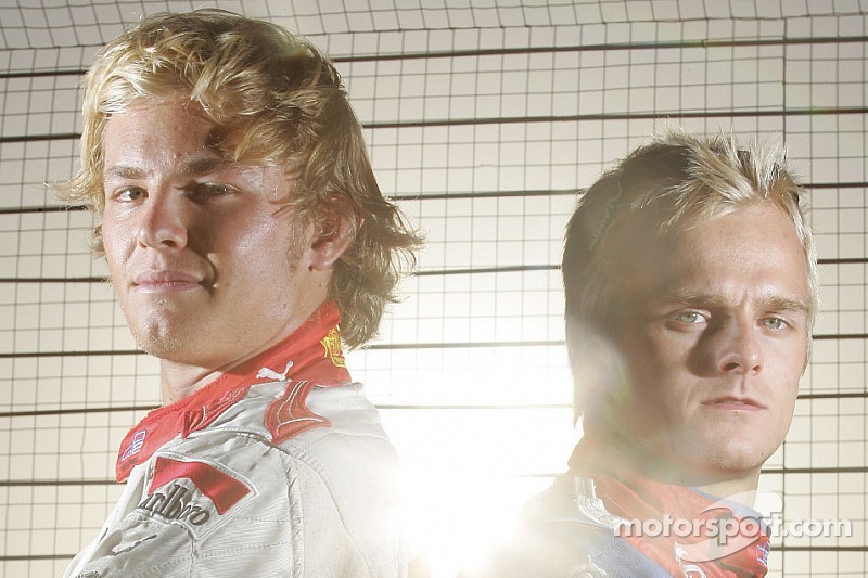 Photoshoot : Nico Rosberg et Heikki Kovalainen