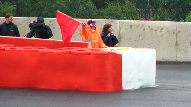 Bandiera rossa nelle prove libere