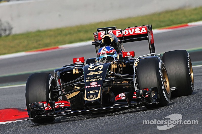 Jolyon Palmer, Lotus F1 E23 piloto de pruebas y de reserva corriendo el equipo de sensor
