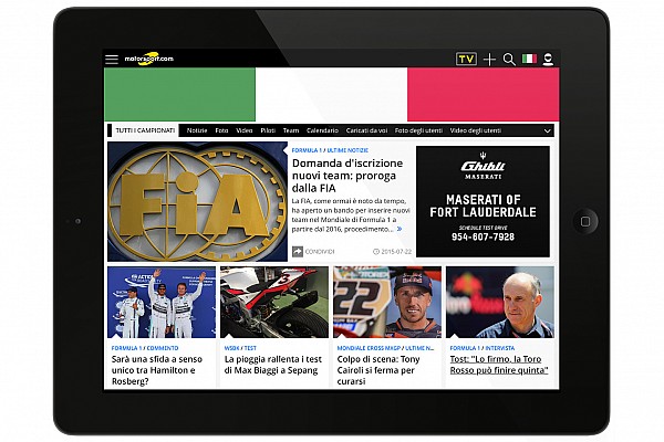 Motorsport.com lança nova plataforma digital na Itália