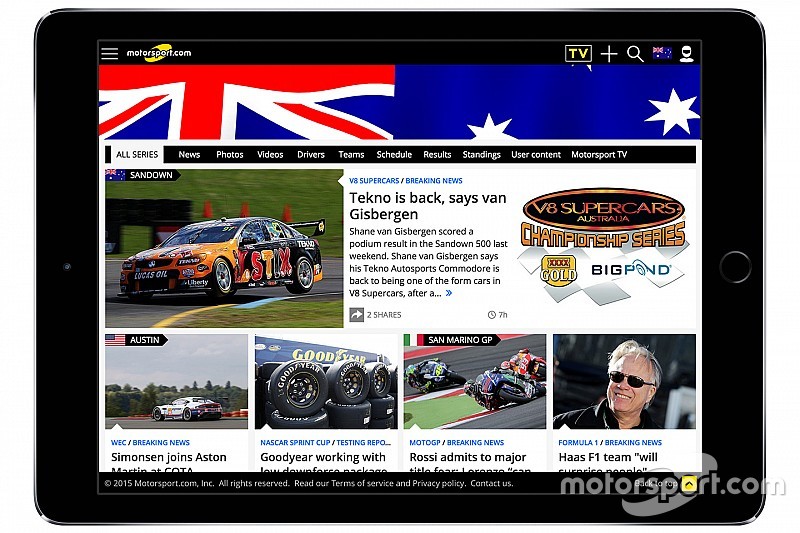 Motorsport.com - Austrália screen shot