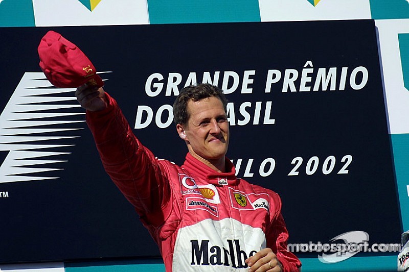 Race winner Michael Schumacher