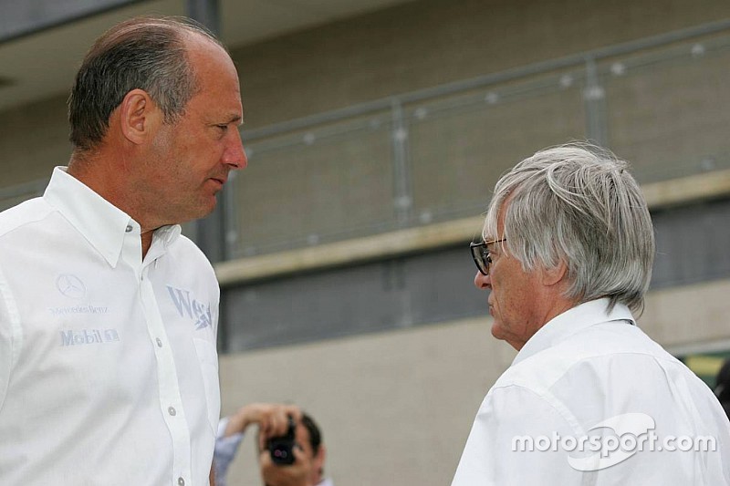 Ron Dennis y Bernie Ecclestone