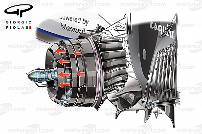 Formel-1-Technik: Williams' aktualisiertes Paket für niedrige Geschwindigkeiten