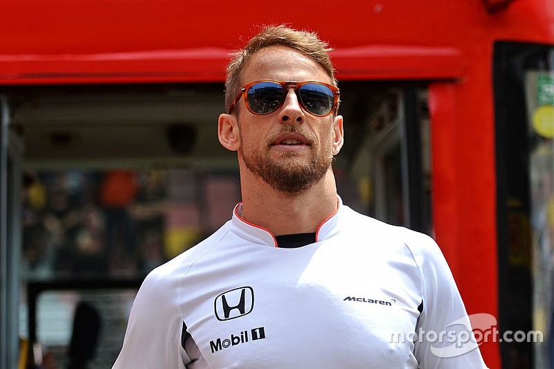 Jenson Button, McLaren on the drivers parade