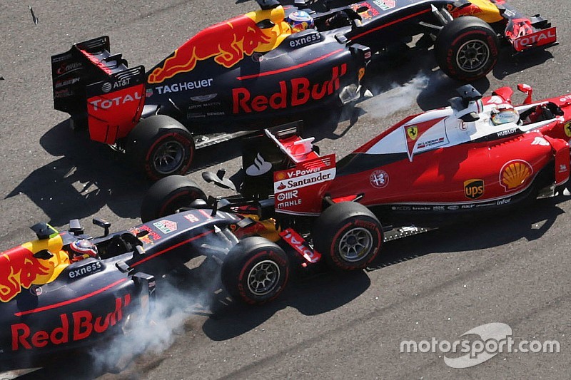 Formel-1-Startcrash beim Grand Prix von Russland
