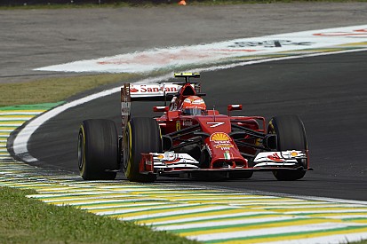 Räikkönen alatt ismét elfogyott a Ferrari, ami nagyon lassú volt az egyenesekben